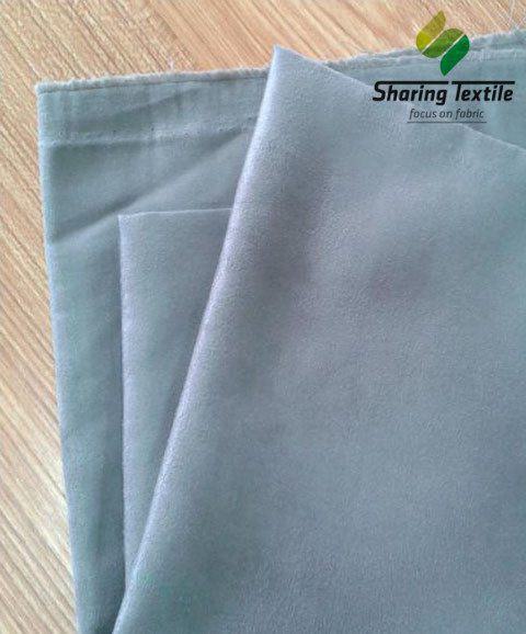 供应麂皮绒面料/麂皮绒服装面料/32S麂皮绒