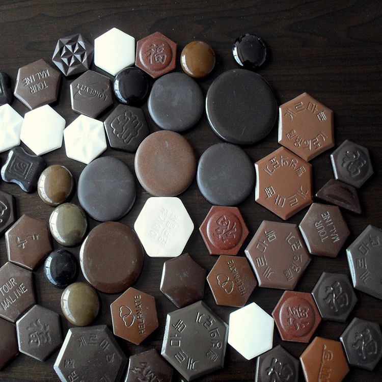 供应负离子陶瓷片 锗石片 锗石陶瓷片 负离子棋子 托玛琳八卦图