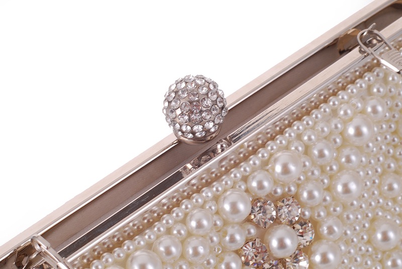 Bolso Con Cuentas De Perlas Nuevas De Moda Bolso De Mujer Ol De Cercanías Precioso display picture 7
