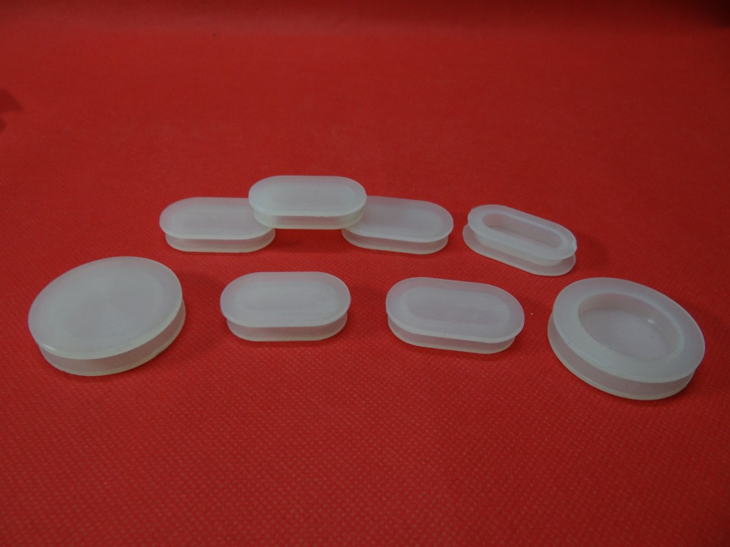 供应白黑色圆形椭圆形硅胶胶塞 存钱罐塞 储存罐底塞 硅胶双层塞