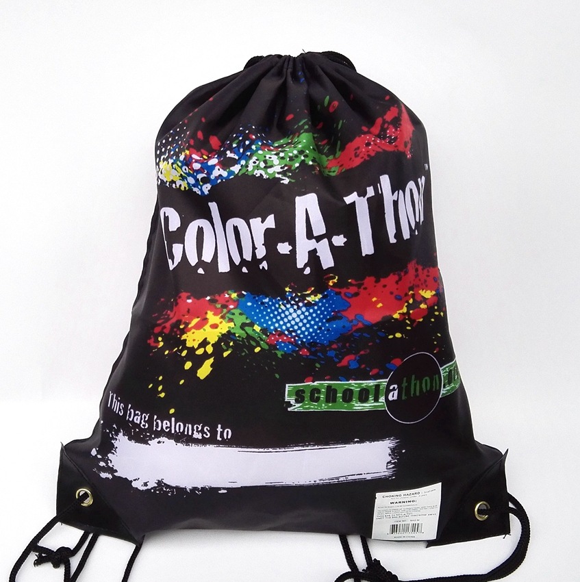 厂家定制涤纶束口袋定做 收纳袋 抽绳拉绳背带 束口尼龙定制