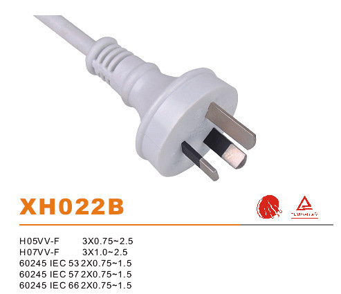 厂家供应澳大利亚SAA认证XH022B电源线
