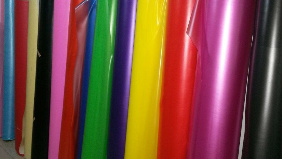 厂销 pvc彩色膜 广州点  各种颜色现货 pvc有色膜  库存现批