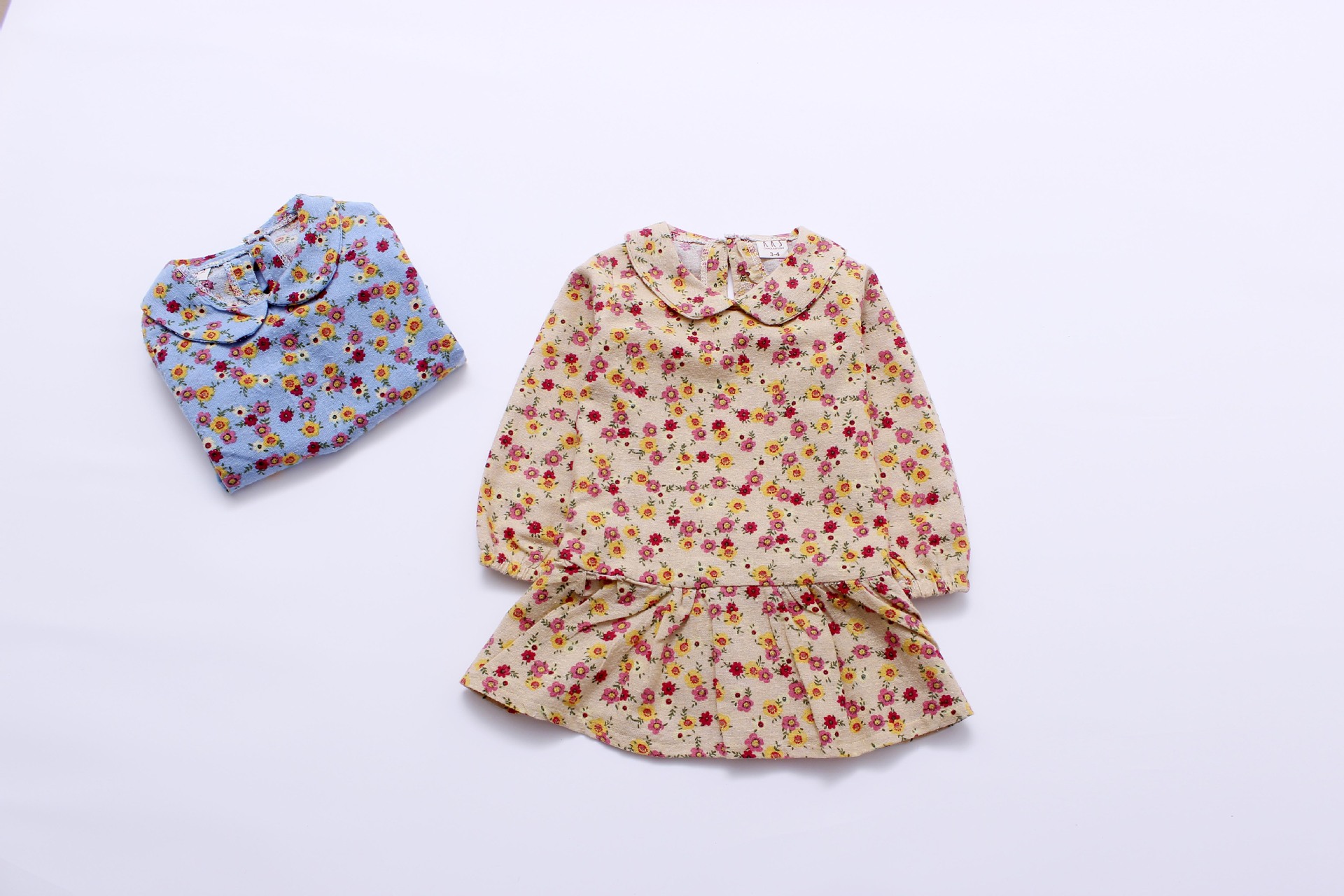 Chemise fille à manche longue en lin - Ref 2087243 Image 9