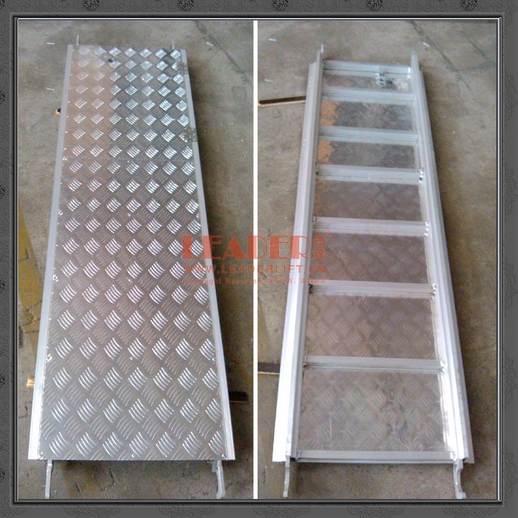 铝合金踏板 轻型脚手架踏板 牢固质轻 搭架方便 脚手架厂家供应