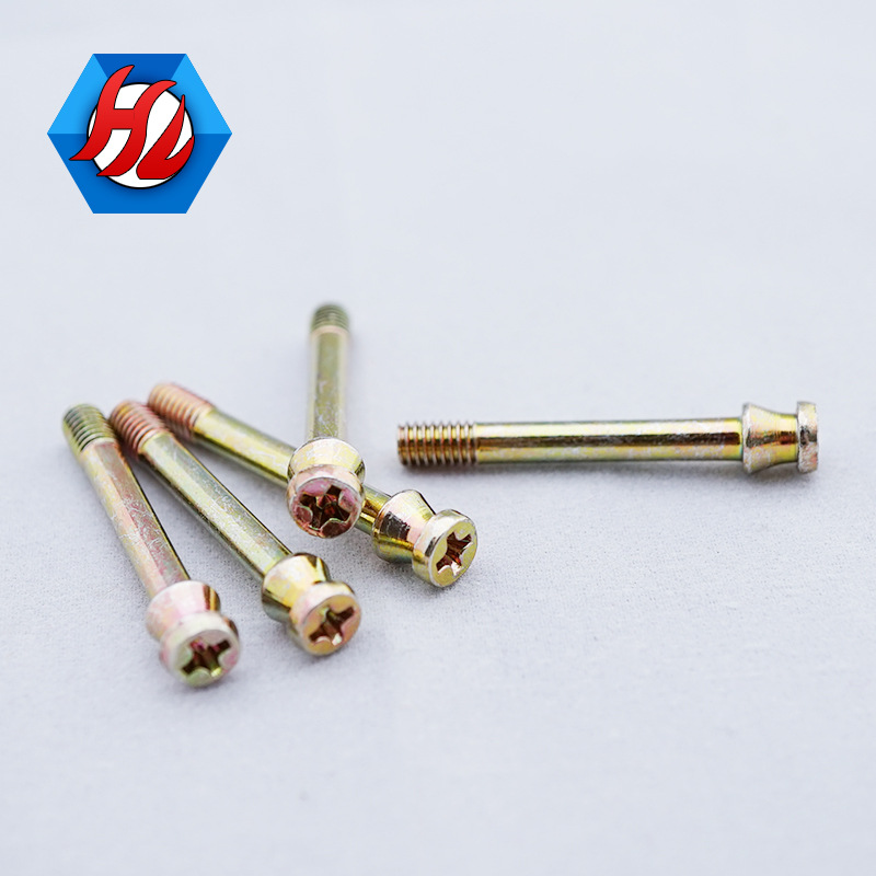 江浙沪 定制加工紧固件   4*28无孔铅封彩锌螺丝