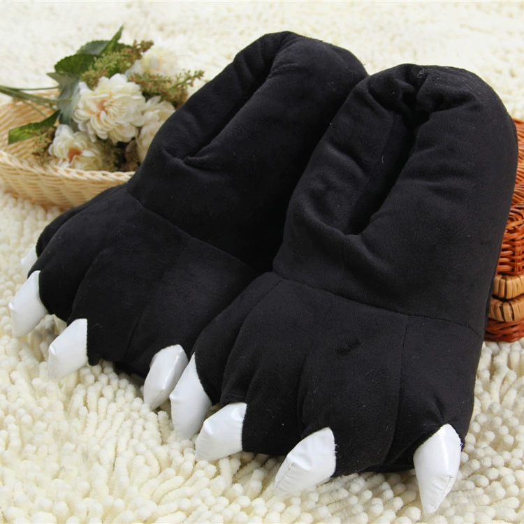 Мультяшные тёплые детские удобные тапочки, нескользящие тапочки, индивидуальная пошивка