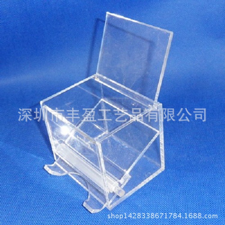 批量生产KTV用有机玻璃自助棉签盒 透明亚克力牙签盒