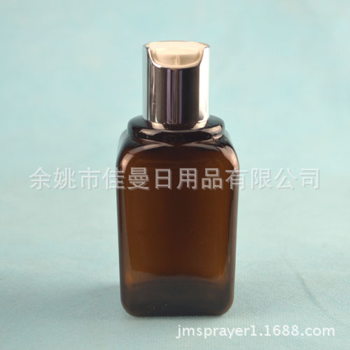 80ml方形瓶  棕 乳液瓶 化妆品包装瓶 塑料瓶子