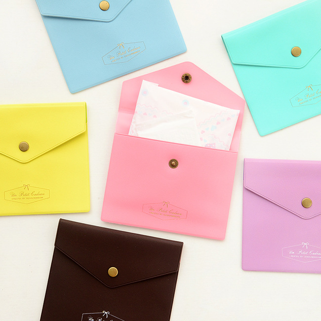 direct deal wholesale supply Macaroon bow series Tampons Storage bag 6-colour selective wholesale