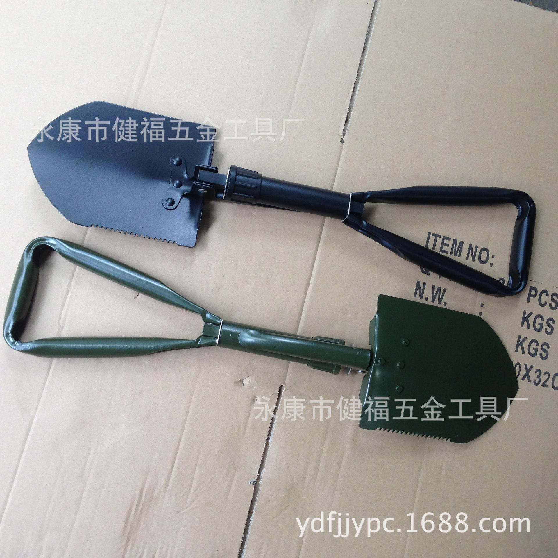 厂家直销多功能 大号四合一折叠工兵铲  园林工具