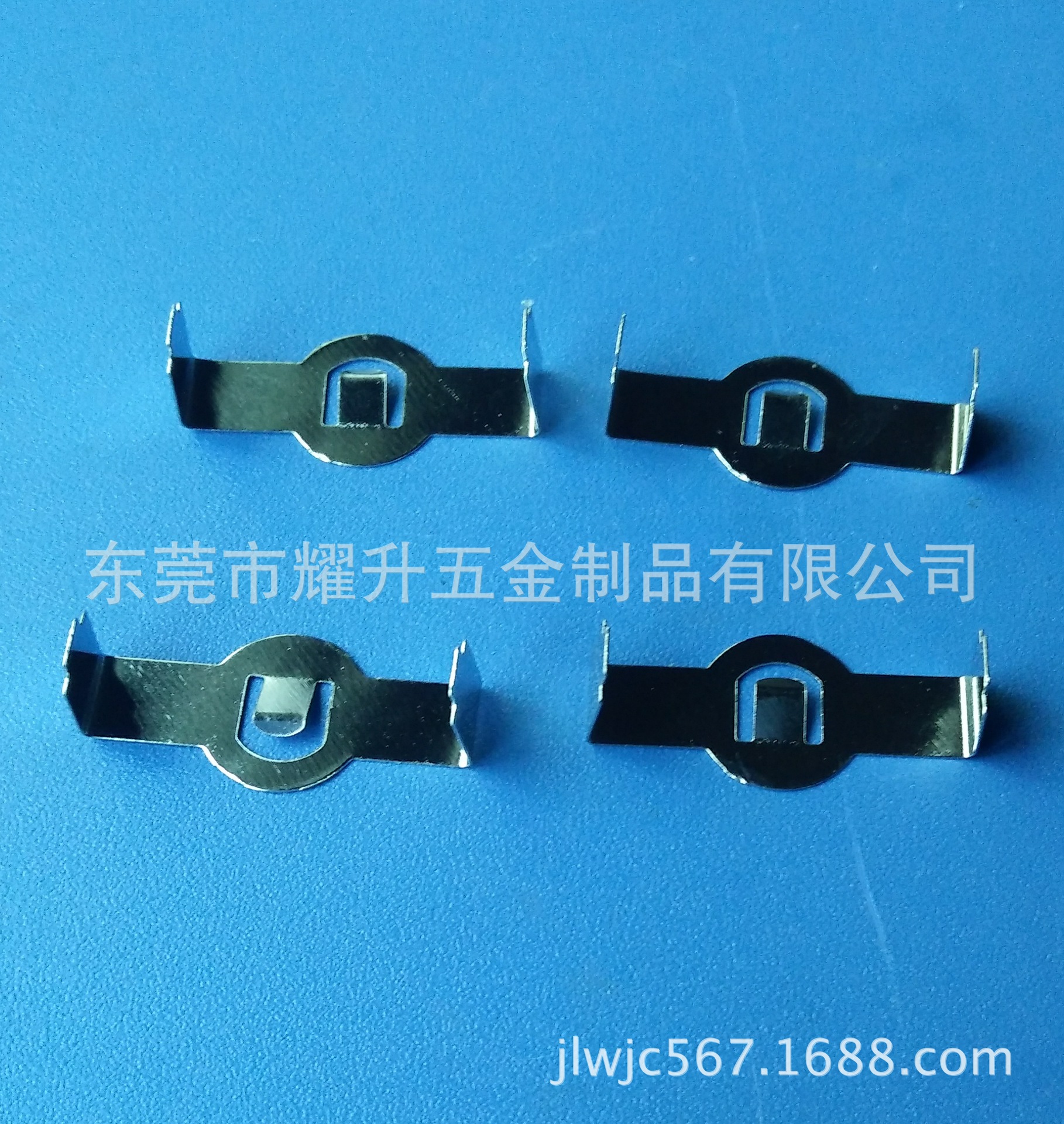 条形直弯脚CR2032电池扣  CR2032双层电池夹 弹片 欢迎询价