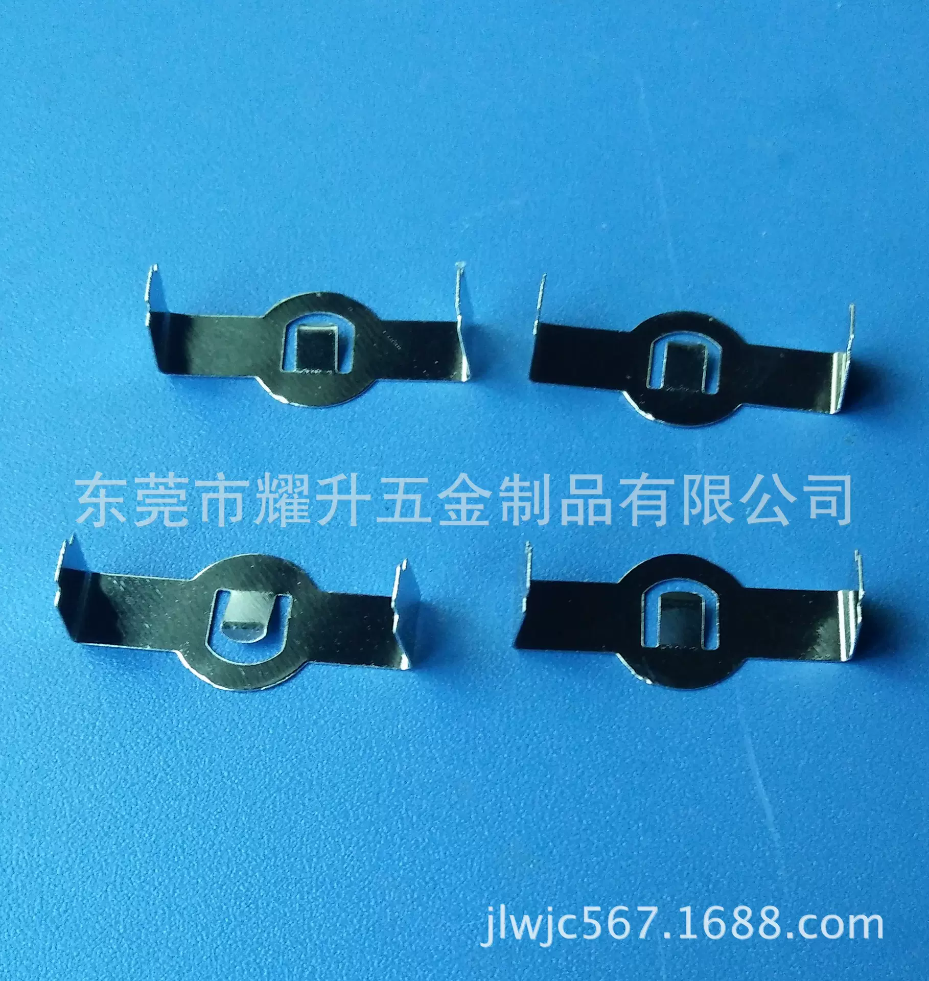 条形直弯脚CR2032电池扣  CR2032双层电池夹 弹片 欢迎询价