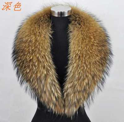 原产地厂家直供貉子皮整皮青果领牛角领羽绒服羊绒大衣通用真毛领|ms