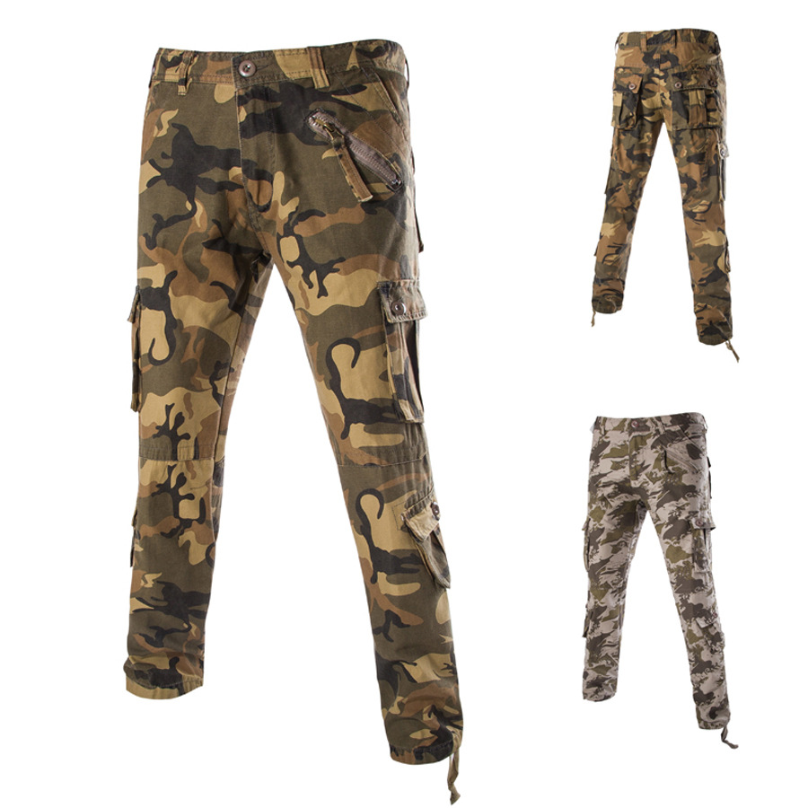 2015 New Men's camouflage pants casual pants overalls men's pants spot wholesale foreign trade