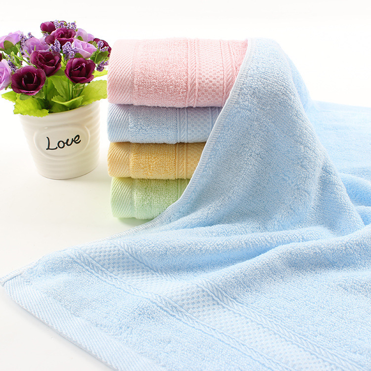 Factory wholesale bamboo fiber children's towel bamboo charcoal children's towel 26*52 soft absorbent bamboo fiber children's face towel