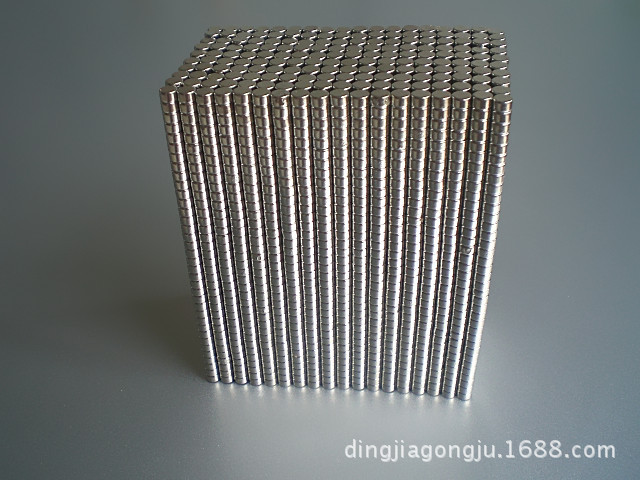 供应优质5x3mm镀镍强磁 钕铁硼强力磁铁 圆形磁石吸铁石磁钢