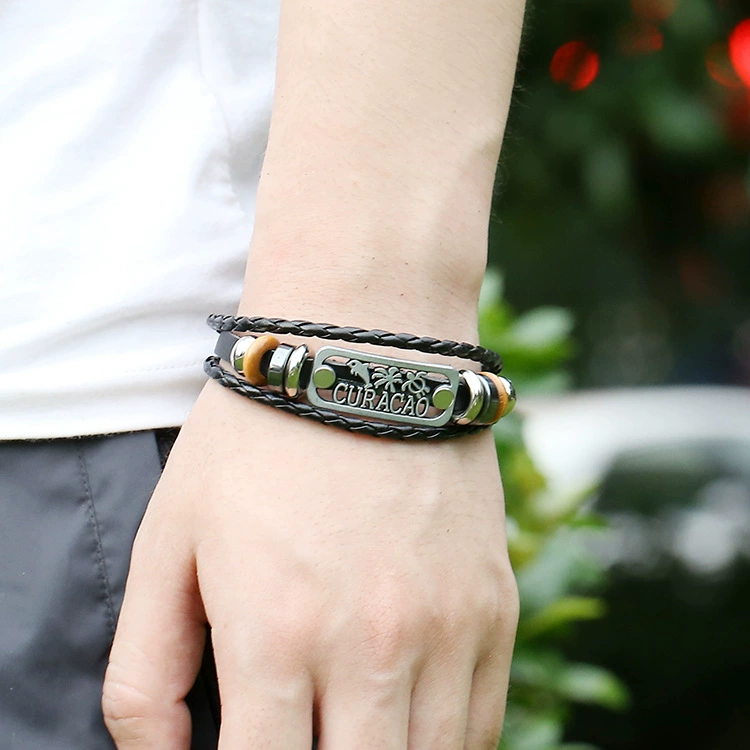 Панк- bracelet из кожи, аксессуар, (), европейский стиль, панк- стиль, натуральная кожа