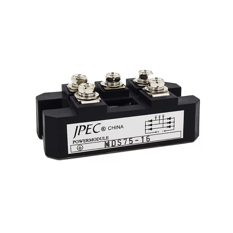 Шанхайский Qiyi JPEC модуль трехфазного выпрямителя MDS75-16 MDS75A/1600V выпрямительный модуль