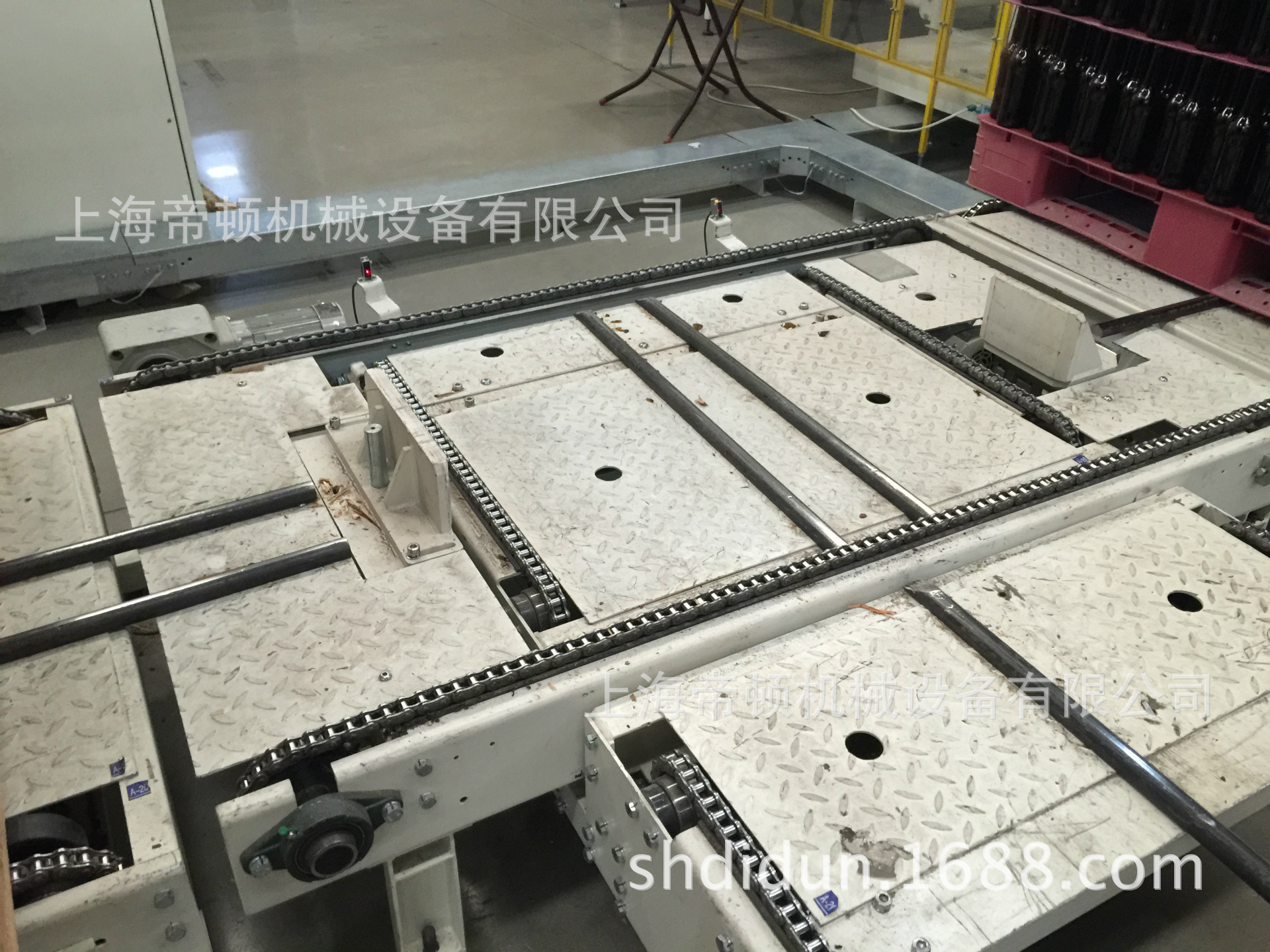 非标定 制重载托盘链条输送机 精密滚子链输送机 安全可靠易维护