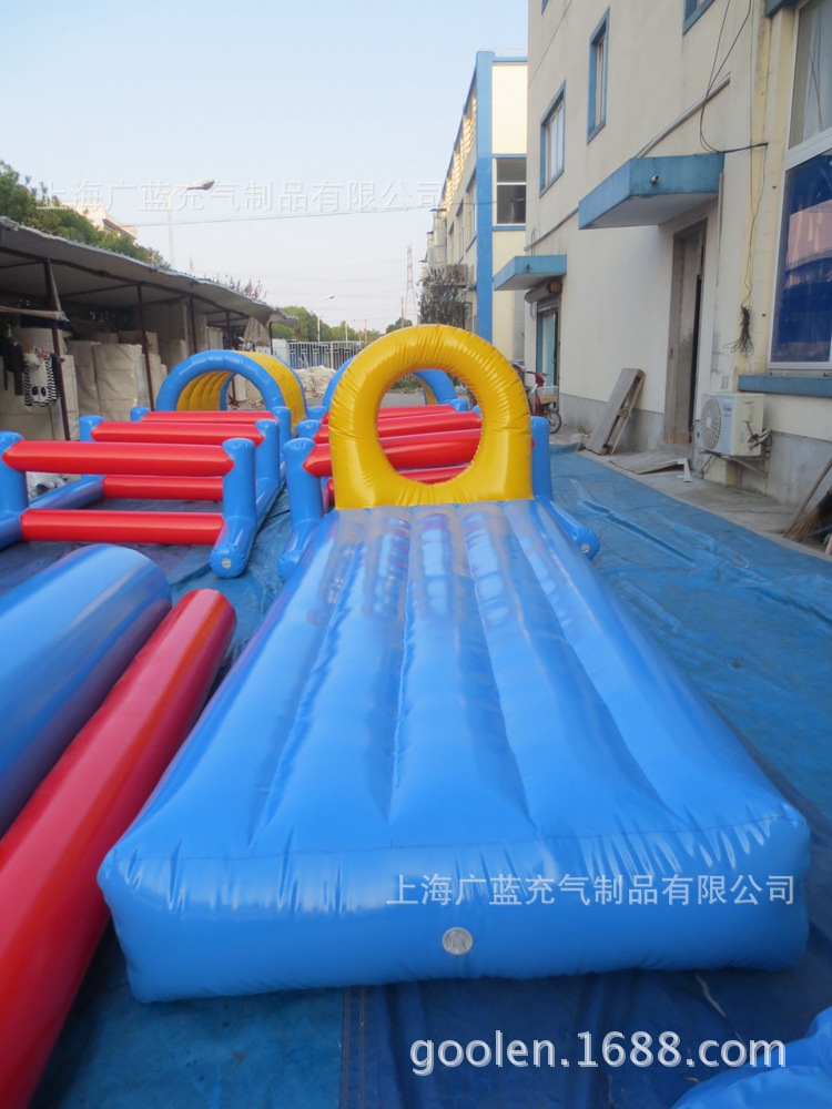 充气趣味运动会拓展器材充气障碍跑四件套跨栏拱门平衡木鱼跃龙门-阿里巴巴