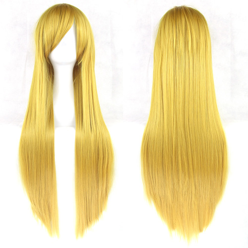 Common cosplay wig, cos wig, colorful long straight hair wig, anime wig 80CM