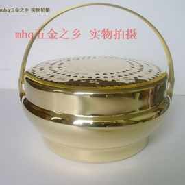 厂家直供 20cm大号旺盆 纯铜火冲 暖手炉 火炉 结婚庆工艺品
