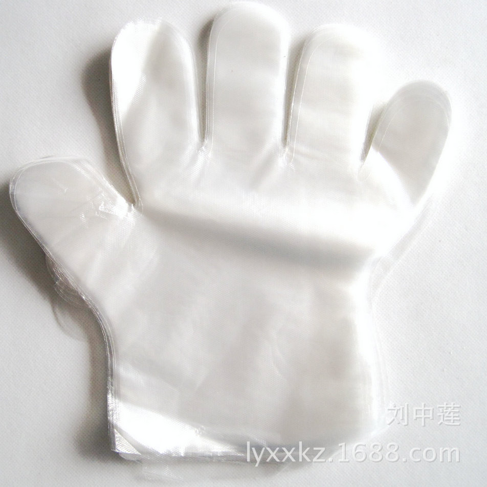 加工定做一次性PE手套 加厚PE手套薄膜手套餐饮透明手套