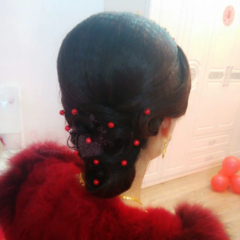 Зажим для brides hair, аксессуар для волос, китайская шпилька из жемчуга, оптовая продажа