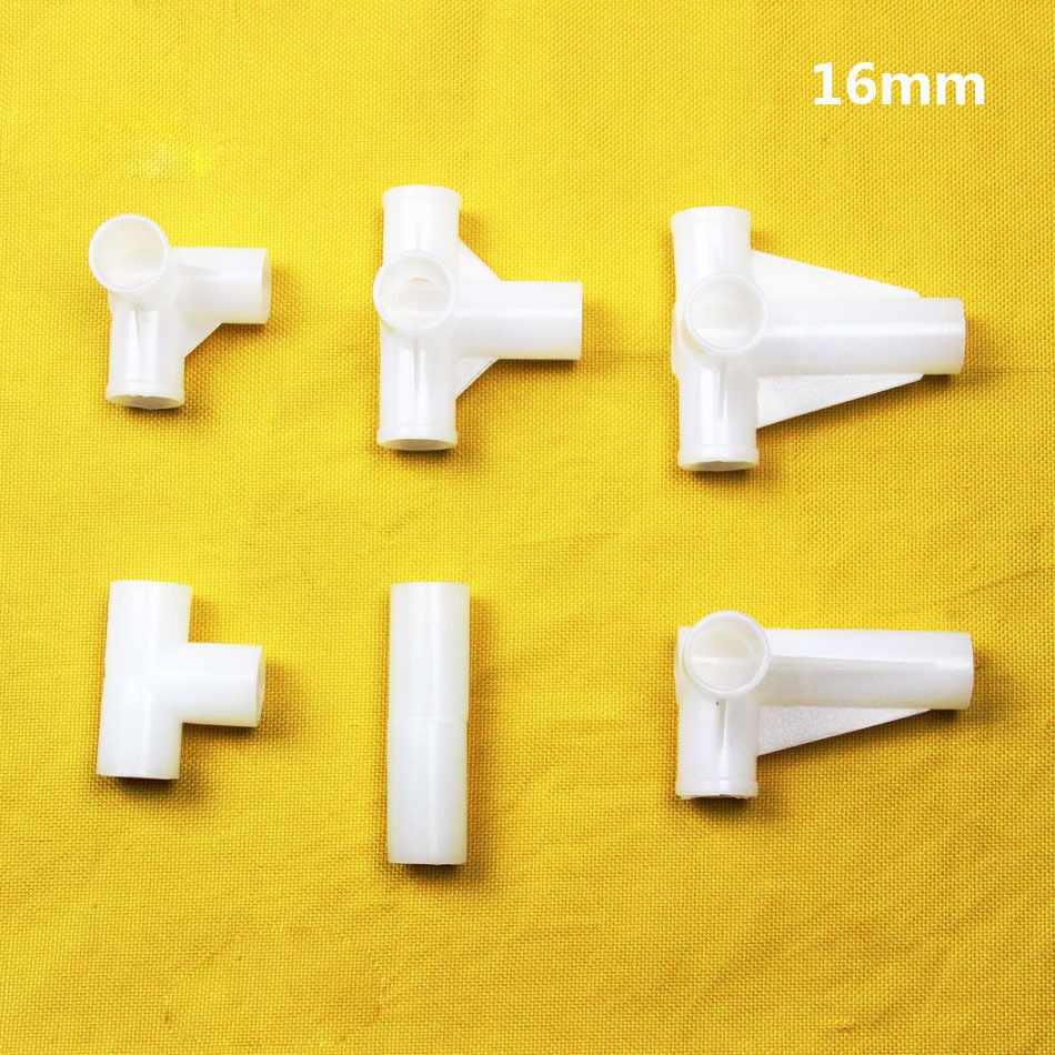16mm diameter tee wholesale wardrobe Plastic Interface parts 1.6cm diameter Stone tee Everything