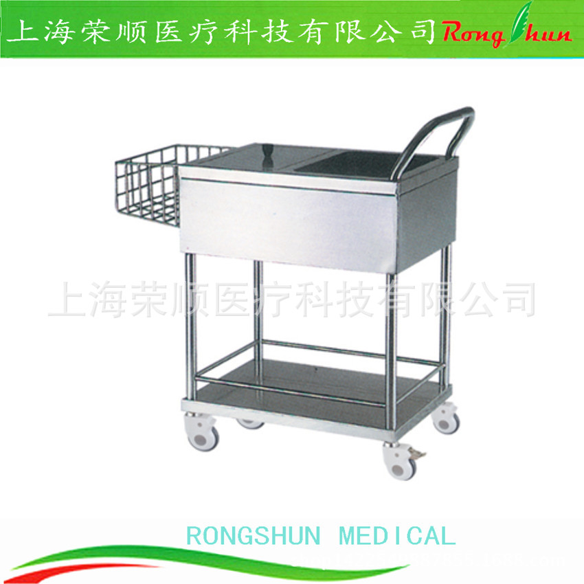 厂家直销！ZY24供应医用尿片车 可移动不锈钢尿片车）