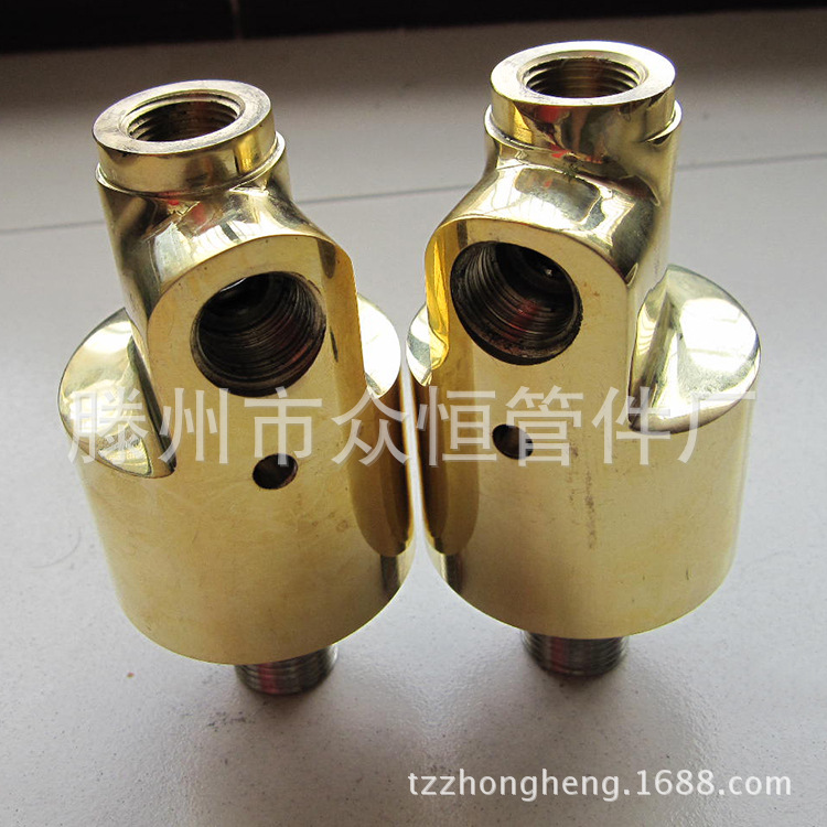 高速高压高温通水、气、热油旋转接头 HD回转接头HS-G铜旋转接头