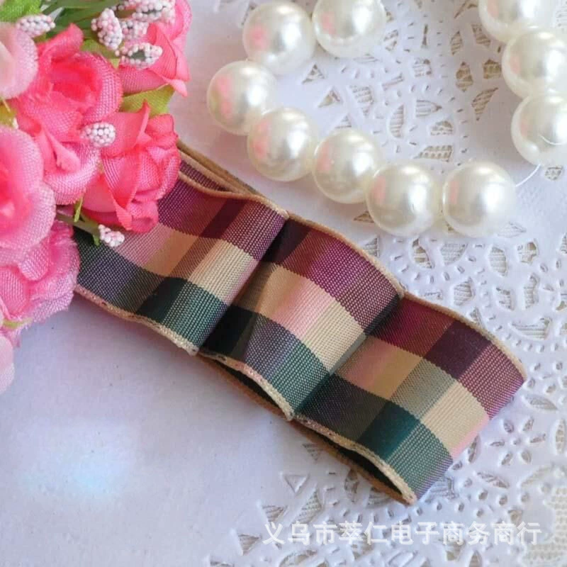 Retro hair band, hair accessory with bow, 25mm, British style, DIY