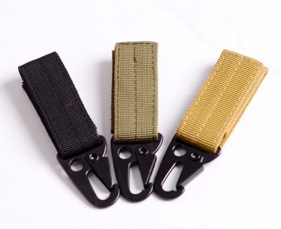 Outdoor tactics molle Key buckle multi-function Webbing Olecranon Hanging buckle Carabiner tactics vest Hanging buckle