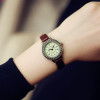 Fashionable retro dial, quartz belt, watch, Korean style, simple and elegant design, small dial