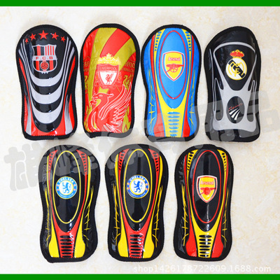 Manufactor wholesale Customized Steppenwolf Embossing Team logo Greaves Soccer shin pads football Sports Safety
