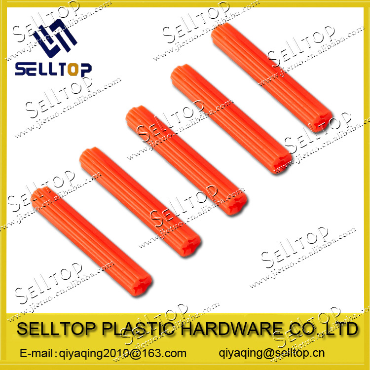 厂家直销塑料膨胀管 直通壁虎膨胀 塑料墙塞  塑料壁虎