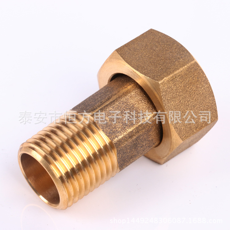 供应刷卡水表接管螺母 各种规格水表接管螺母水表接管螺母