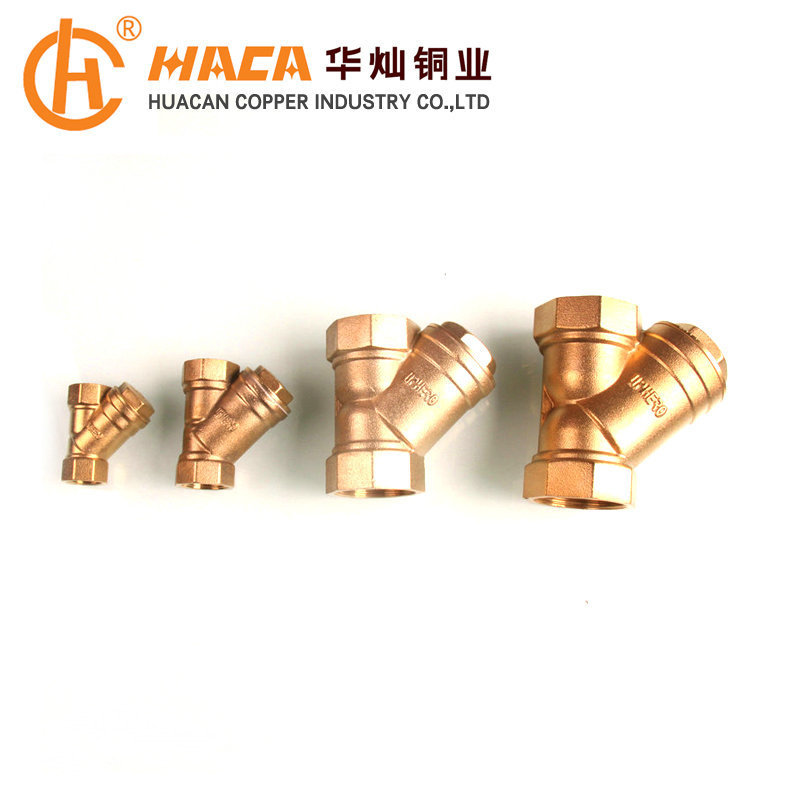 全铜加厚4分6分1寸1.2寸1.5寸2寸y型过滤器阀  增压泵过滤阀门