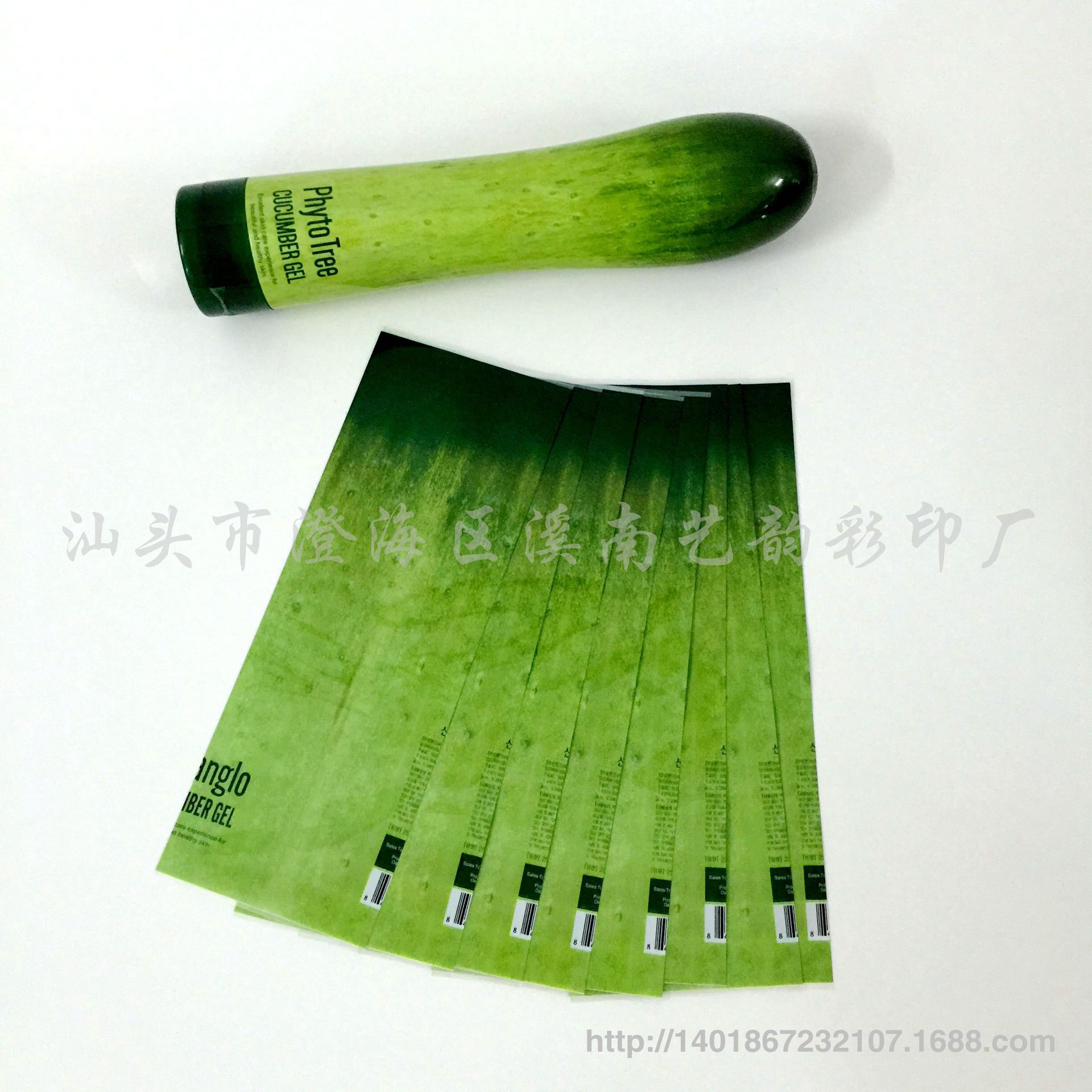 厂家专业供应日用品黄瓜胶热收缩膜  工艺品PET彩印热收缩膜