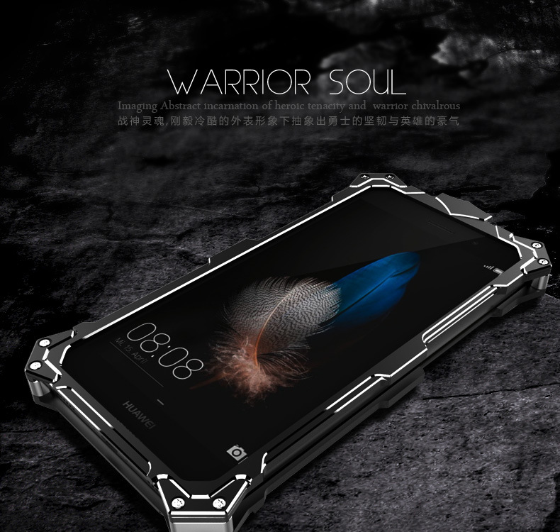SIMON THOR Aviation Aluminum Alloy Shockproof Armor Metal Case Cover for Huawei P8 & Huawe P8 Lite