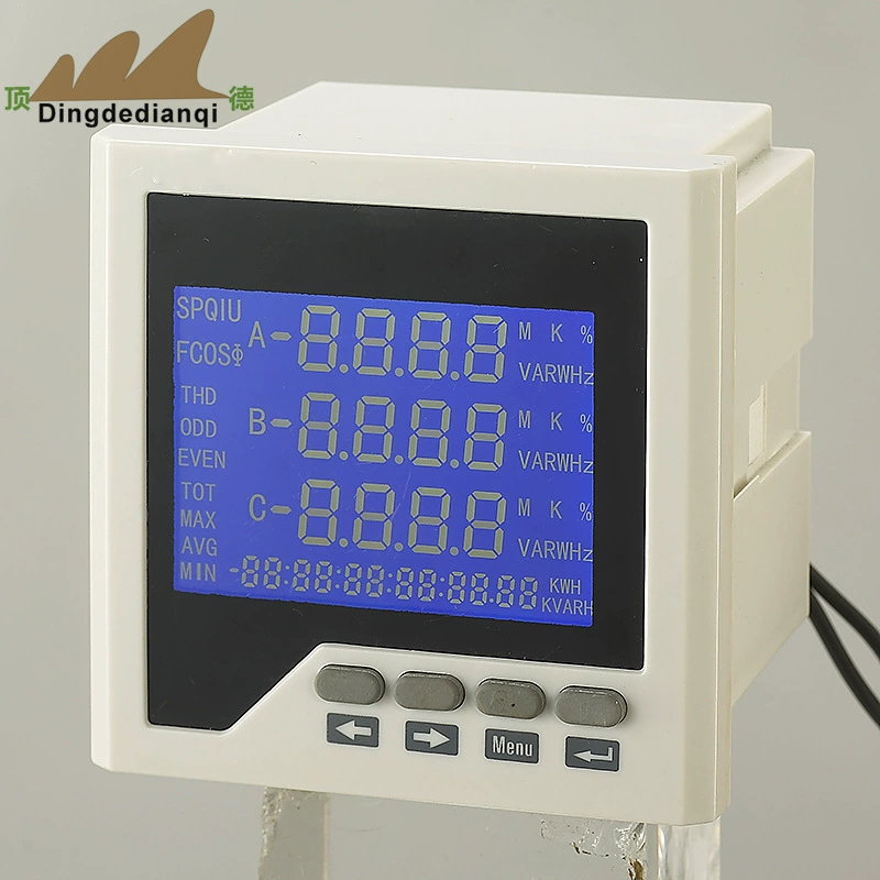 Трехфазный многофункциональный измеритель мощности, многофункциональный сетевой прибор, многофункциональный измеритель мощности с цифровым дисплеем