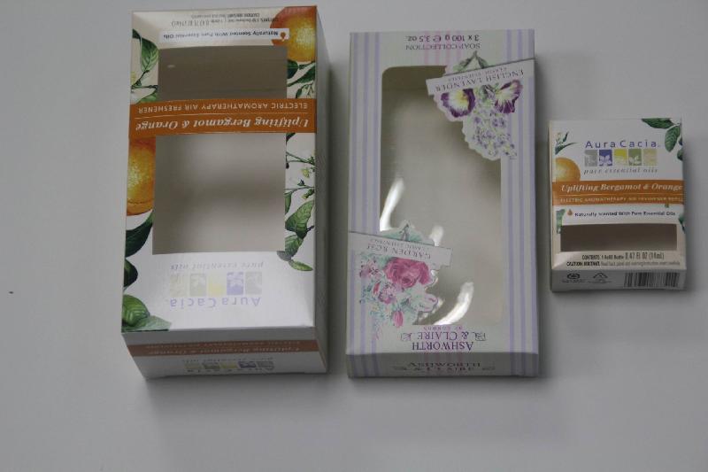 浙江开泰印业有限公司按客户设计优质制作透明pvc开窗彩印纸盒