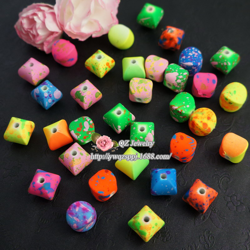 Factory direct sales of flat-bottomed five-pointed stars, fluorescent five-pointed stars, DIY jewelry accessories, hair accessories and headwear accessories wholesale detail image 5