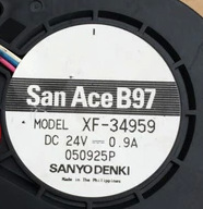 原装三洋SANYO 9733涡轮变频器风扇 XF-34959 DC24V 0.9A