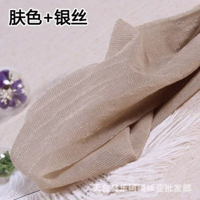 Thin tights, spandex & lurex 20D, semi-sheer fashion leggings, one-size (150–167 cm)