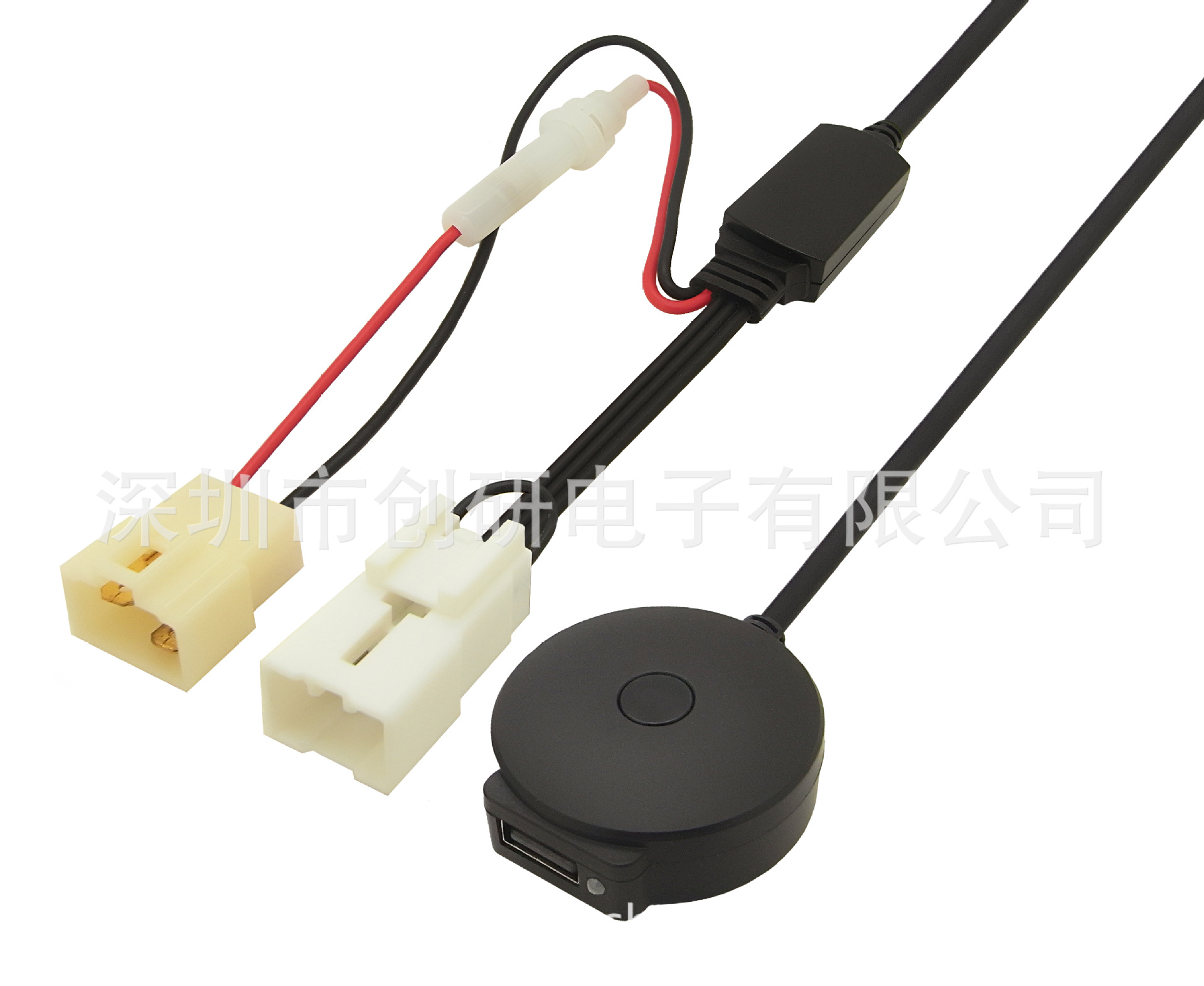 Suministros de coche Ford coche adaptador de música Bluetooth coche Cable de música AUX carga reproducir música