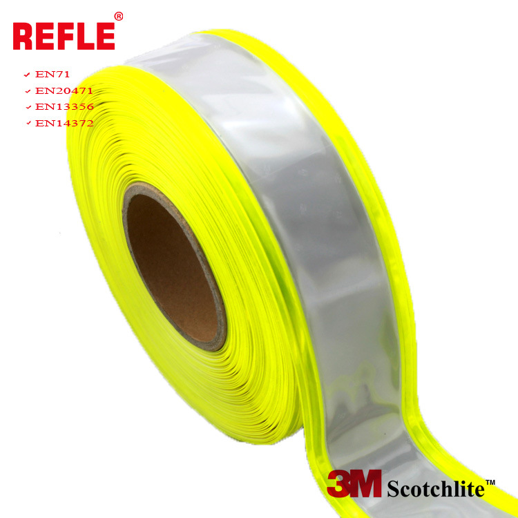 白黄双色反光带 3M反光带 锐飞反光带 反光带 白黄反光晶格带车用