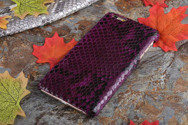 i-idea Handmade Luxury Genuine Real Python Snake Back Skin Leather Case Cove for Apple iPhone 6S Plus/6 Plus & iPhone 6S/6