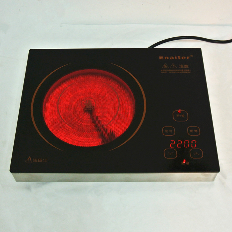 伊萊特電陶爐ET-22T44 2200W雙環觸摸